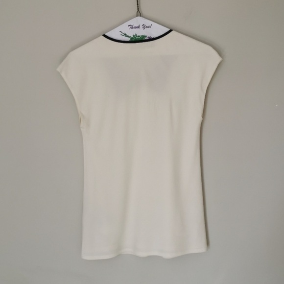Fendi Wool Blend Top 38 Cream / Black - Picture 4 of 16